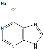 ナトリウム9H-プリン-6-オラート 化学構造式