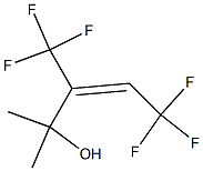 (E)-1,1-Dimethyl-2-(trifluoromethyl)-4,4,4-trifluoro-2-buten-1-ol Structure