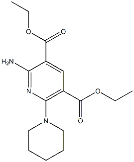 2-Amino-6-piperidinopyridine-3,5-dicarboxylic acid diethyl ester