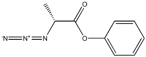 [R,(+)]-2-Azidopropionic acid phenyl ester Structure