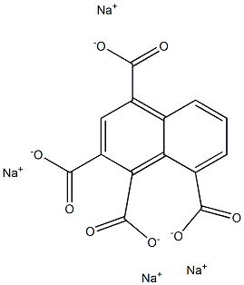 1,2,4,8-Naphthalenetetracarboxylic acid tetrasodium salt Structure