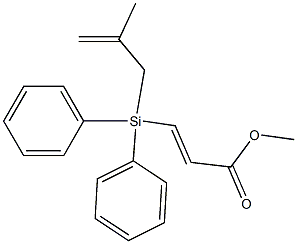 (E)-6-Methyl-4,4-diphenyl-4-sila-2,6-heptadienoic acid methyl ester