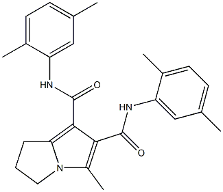 6,7-Dihydro-3-methyl-N,N'-bis(2,5-dimethylphenyl)-5H-pyrrolizine-1,2-dicarboxamide