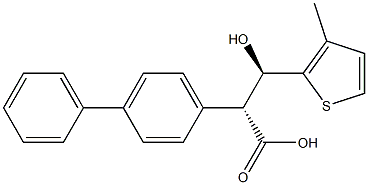  (2R,3R)-2-(4-Phenylphenyl)-3-hydroxy-3-(3-methyl-2-thienyl)propionic acid