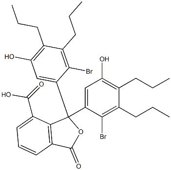 1,1-Bis(2-bromo-5-hydroxy-3,4-dipropylphenyl)-1,3-dihydro-3-oxoisobenzofuran-7-carboxylic acid