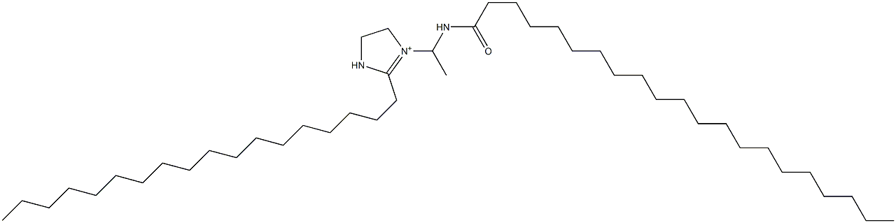 1-[1-(Henicosanoylamino)ethyl]-2-octadecyl-1-imidazoline-1-ium Struktur