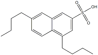 4,7-Dibutyl-2-naphthalenesulfonic acid Structure