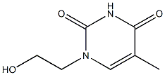 1-(2-Hydroxyethyl)thymine Structure