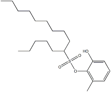 6-Pentadecanesulfonic acid 2-hydroxy-6-methylphenyl ester