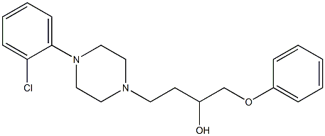 1-(Phenoxy)-4-[4-[2-chlorophenyl]-1-piperazinyl]-2-butanol