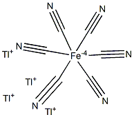 Thallium(I) hexacyanoferrate(II) Structure