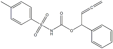 Tosylcarbamic acid 1-phenyl-2,3-butadienyl ester