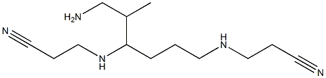  3,3'-[6-Amino-5-methyl-1,4-hexanediylbis(imino)]dipropionitrile