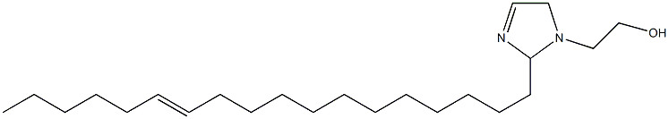 2-(12-Octadecenyl)-3-imidazoline-1-ethanol Structure