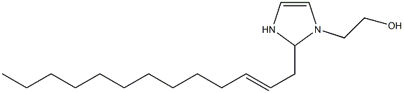2-(2-トリデセニル)-4-イミダゾリン-1-エタノール 化学構造式