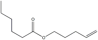 Hexanoic acid 4-pentenyl ester Struktur