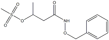 3-(Methylsulfonyloxy)-N-(benzyloxy)butyramide|