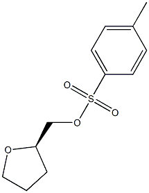 4-メチルベンゼンスルホン酸[(2R)-(テトラヒドロフラン)-2-イル]メチル 化学構造式