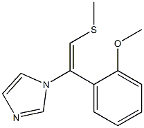 1-[(E)-2-Methylthio-1-[2-methoxyphenyl]ethenyl]-1H-imidazole|