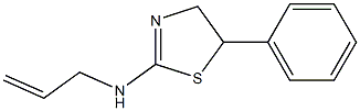 2-(2-Propenylamino)-5-phenyl-2-thiazoline Structure