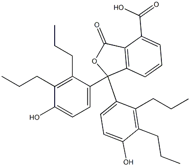 1,3-Dihydro-1,1-bis(4-hydroxy-2,3-dipropylphenyl)-3-oxoisobenzofuran-4-carboxylic acid