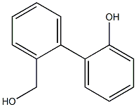 2'-(Hydroxymethyl)biphenyl-2-ol,,结构式