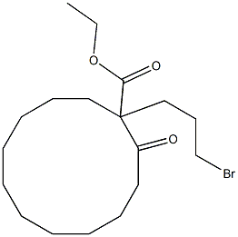  1-(3-Bromopropyl)-2-oxocyclododecanecarboxylic acid ethyl ester