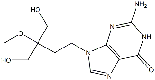 2-Amino-9-(4-hydroxy-3-methoxy-3-hydroxymethylbutyl)-9H-purin-6(1H)-one