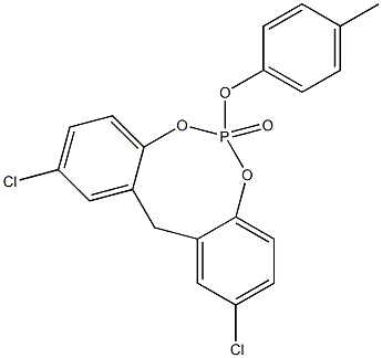 2,10-Dichloro-6-(4-methylphenoxy)-12H-dibenzo[d,g][1,3,2]dioxaphosphocin 6-oxide