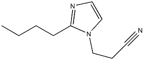 2-Butyl-1-(2-cyanoethyl)-1H-imidazole Structure