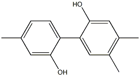 4,4',5-Trimethyl-1,1'-biphenyl-2,2'-diol,,结构式