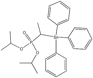 1-(Triphenylstannyl)ethylphosphonic acid diisopropyl ester