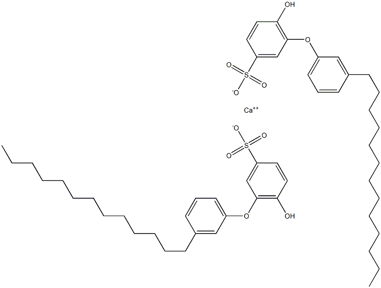 Bis(6-hydroxy-3'-tridecyl[oxybisbenzene]-3-sulfonic acid)calcium salt