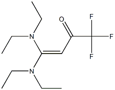 1,1,1-Trifluoro-4,4-bis(diethylamino)-3-buten-2-one Structure