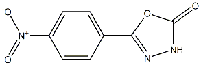 5-(4-Nitrophenyl)-1,3,4-oxadiazol-2(3H)-one Struktur