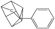 1-Phenylpentacyclo[4.3.0.02,5.03,8.04,7]nonan-9-ylideneradical Struktur