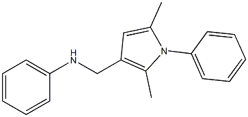 N-Phenyl-1-(phenyl)-2,5-dimethyl-1H-pyrrole-3-methanamine Structure