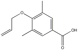 4-(Allyloxy)-3,5-dimethylbenzoic acid,,结构式