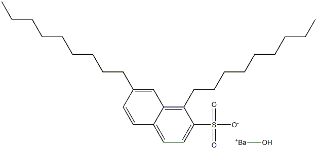 1,7-Dinonyl-2-naphthalenesulfonic acid hydroxybarium salt