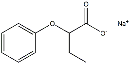 2-Phenoxybutyric acid sodium salt 结构式
