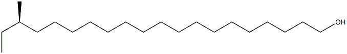 [R,(-)]-18-Methyl-1-icosanol Struktur