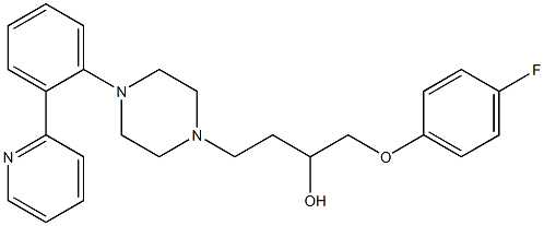 1-(4-Fluorophenoxy)-4-[4-[2-(2-pyridinyl)phenyl]-1-piperazinyl]-2-butanol|