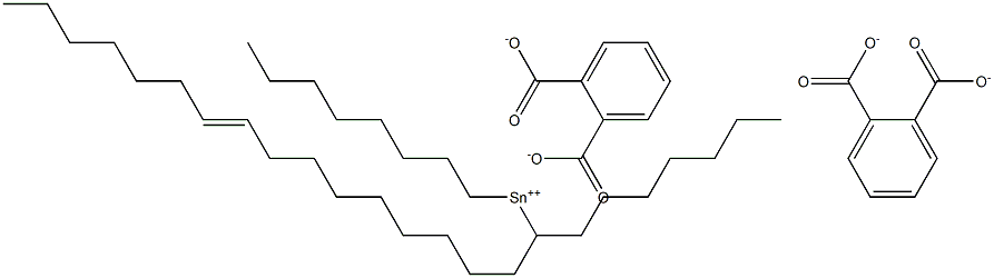 Bis[phthalic acid 1-(9-hexadecenyl)]dioctyltin(IV) salt,,结构式