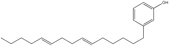3-(6,10-Pentadecadienyl)phenol,,结构式