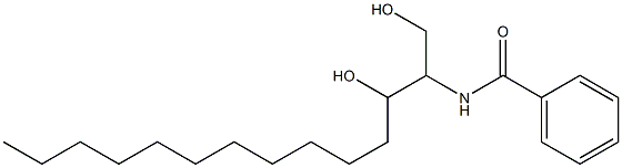 N-(1,3-Dihydroxytetradecan-2-yl)benzamide Structure