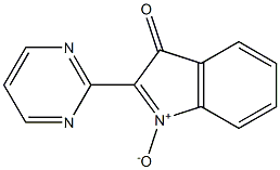 2-(2-Pyrimidinyl)-3-oxo-3H-indol-1-ium-1-olate Struktur