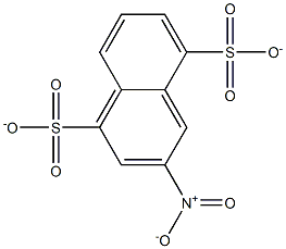 3-ニトロ-1,5-ナフタレンジスルホナート 化学構造式