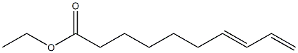 7,9-Decadienoic acid ethyl ester Struktur