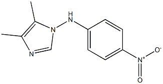 1-(p-Nitrophenylamino)-4,5-dimethyl-1H-imidazole Structure