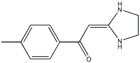 1-p-Tolyl-2-(imidazolidine-2-ylidene)ethanone Structure